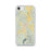 Custom Cottage Grove Oregon Map iPhone SE Phone Case in Woodblock