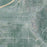 Council Bluffs Iowa Map Print in Afternoon Style Zoomed In Close Up Showing Details