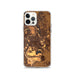 Custom Council Bluffs Iowa Map iPhone 12 Pro Phone Case in Ember