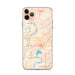 Custom Council Bluffs Iowa Map Phone Case in Watercolor