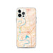 Custom Council Bluffs Iowa Map iPhone 12 Pro Phone Case in Watercolor