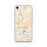 Custom Council Bluffs Iowa Map iPhone SE Phone Case in Watercolor