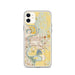 Custom Council Bluffs Iowa Map Phone Case in Woodblock