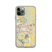 Custom Council Bluffs Iowa Map Phone Case in Woodblock