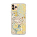 Custom Council Bluffs Iowa Map Phone Case in Woodblock