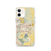 Custom Council Bluffs Iowa Map iPhone 12 Phone Case in Woodblock