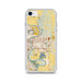 Custom Council Bluffs Iowa Map iPhone SE Phone Case in Woodblock