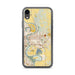 Custom Council Bluffs Iowa Map Phone Case in Woodblock