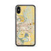 Custom Council Bluffs Iowa Map Phone Case in Woodblock
