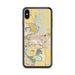 Custom Council Bluffs Iowa Map Phone Case in Woodblock