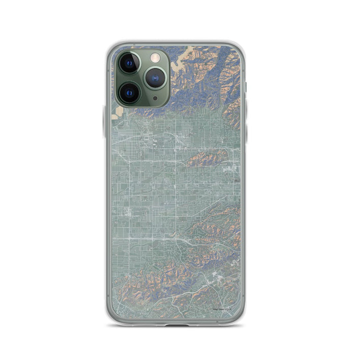 Custom iPhone 11 Pro Covina California Map Phone Case in Afternoon