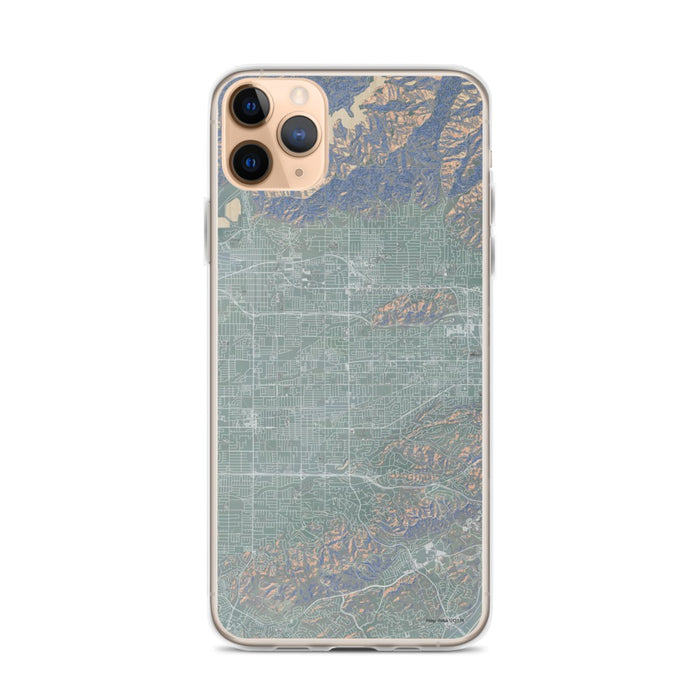 Custom iPhone 11 Pro Max Covina California Map Phone Case in Afternoon