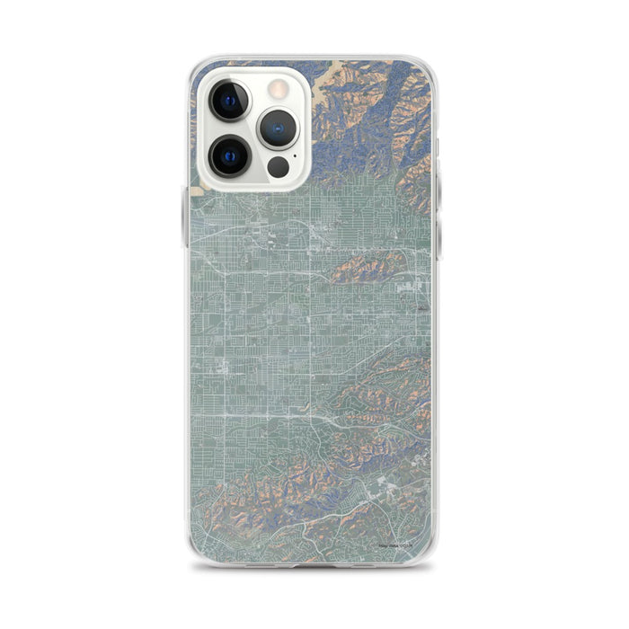 Custom iPhone 12 Pro Max Covina California Map Phone Case in Afternoon