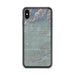 Custom iPhone XS Max Covina California Map Phone Case in Afternoon