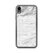 Custom iPhone XR Covina California Map Phone Case in Classic