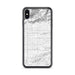 Custom iPhone XS Max Covina California Map Phone Case in Classic