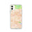Custom iPhone 11 Covina California Map Phone Case in Watercolor