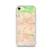 Custom iPhone SE Covina California Map Phone Case in Watercolor