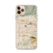 Custom iPhone 11 Pro Max Covina California Map Phone Case in Woodblock
