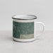 Right View Custom Covington Georgia Map Enamel Mug in Afternoon