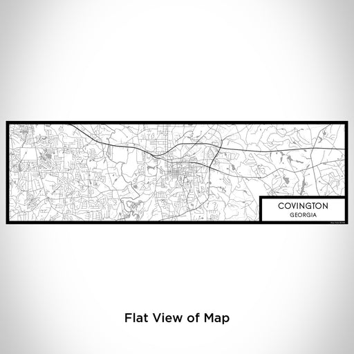 Flat View of Map Custom Covington Georgia Map Enamel Mug in Classic