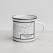 Right View Custom Covington Georgia Map Enamel Mug in Classic
