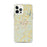 Custom Covington Georgia Map iPhone 12 Pro Max Phone Case in Woodblock