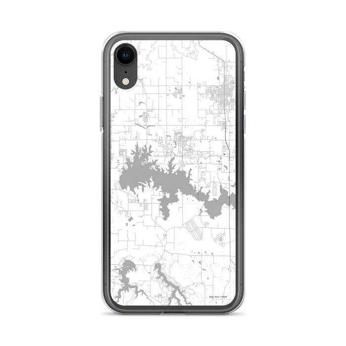 Custom Crab Orchard Lake Illinois Map Phone Case in Classic