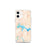 Custom Crab Orchard Lake Illinois Map iPhone 12 mini Phone Case in Watercolor