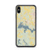 Custom Crab Orchard Lake Illinois Map Phone Case in Woodblock