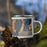 Right View Custom Craig Alaska Map Enamel Mug in Afternoon on Grass With Trees in Background