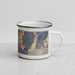 Right View Custom Craig Alaska Map Enamel Mug in Afternoon