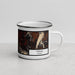 Right View Custom Craig Alaska Map Enamel Mug in Ember