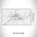 Rendered View of Craig Colorado Map Engraving on 17oz Stainless Steel Insulated Cola Bottle in White