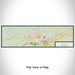 Flat View of Map Custom Craig Colorado Map Enamel Mug in Woodblock