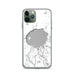 Custom Crater Lake National Park Map Phone Case in Classic