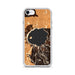Custom Crater Lake National Park Map iPhone SE Phone Case in Ember