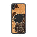 Custom Crater Lake National Park Map Phone Case in Ember