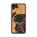 Custom Crater Lake National Park Map Phone Case in Ember