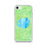 Custom Crater Lake National Park Map iPhone SE Phone Case in Watercolor