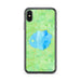 Custom Crater Lake National Park Map Phone Case in Watercolor