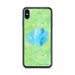 Custom Crater Lake National Park Map Phone Case in Watercolor