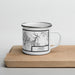 Right View Custom Creede Colorado Map Enamel Mug in Classic