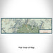 Flat View of Map Custom Creede Colorado Map Enamel Mug in Woodblock