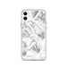 Custom iPhone 11 Crested Butte Colorado Map Phone Case in Classic