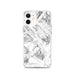 Custom iPhone 12 Crested Butte Colorado Map Phone Case in Classic