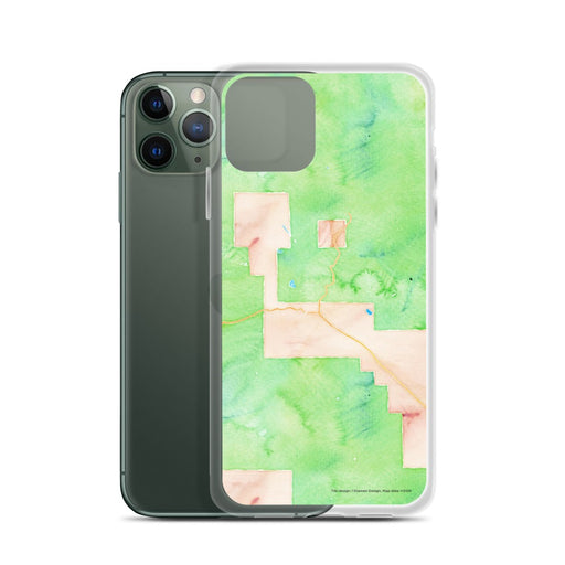 Custom Crested Butte Colorado Map Phone Case in Watercolor