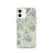 Custom iPhone 12 Crested Butte Colorado Map Phone Case in Woodblock
