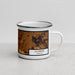 Right View Custom Culpeper Virginia Map Enamel Mug in Ember