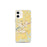 Custom Culpeper Virginia Map iPhone 12 mini Phone Case in Woodblock
